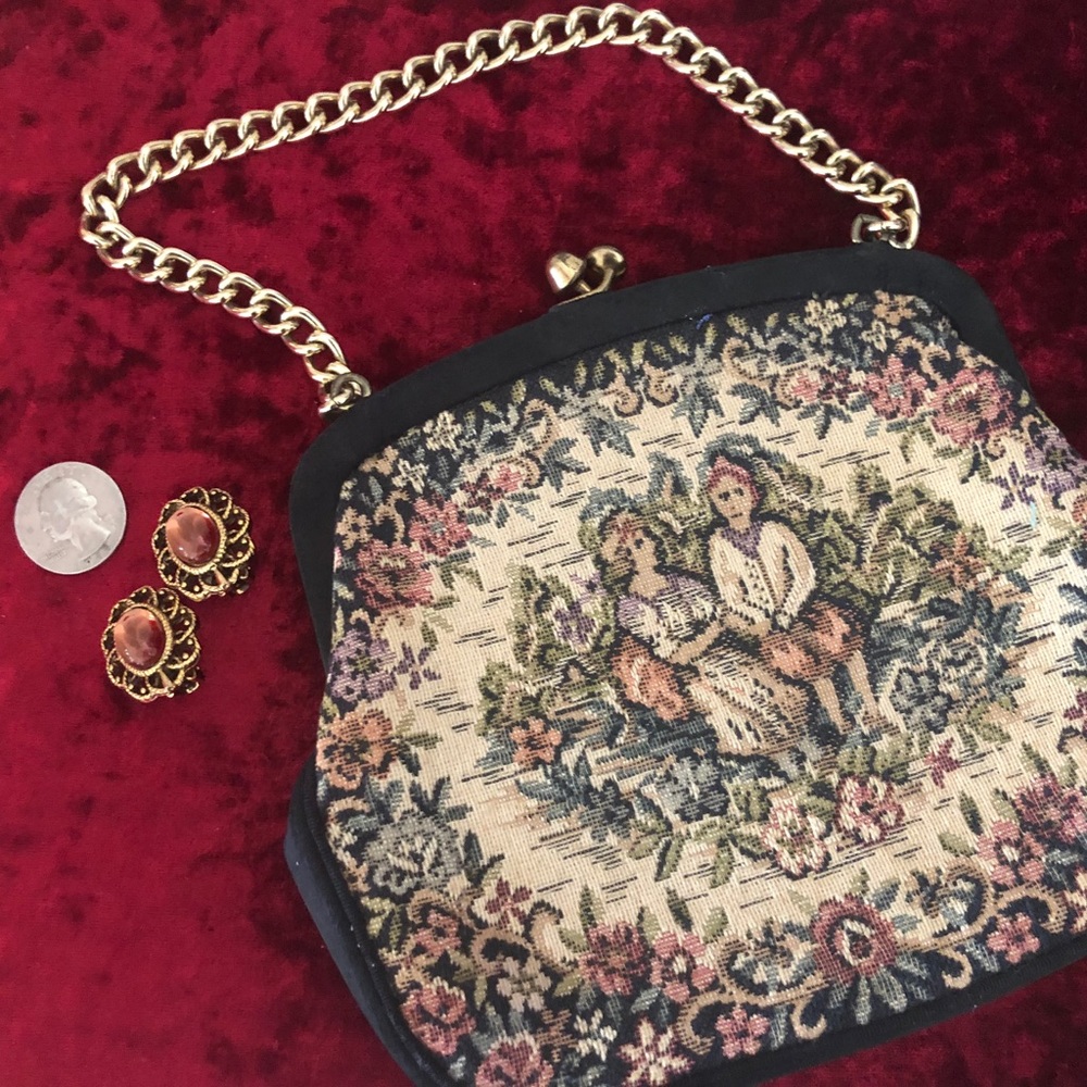 Vintage Purse Vintage Earrings